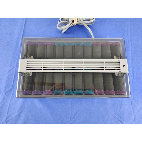 Vidal Sassoon Slimline Hairsetter Hot Curlers 20 Flocked Rollers w Clips VS-370 - Picture 2 of 9